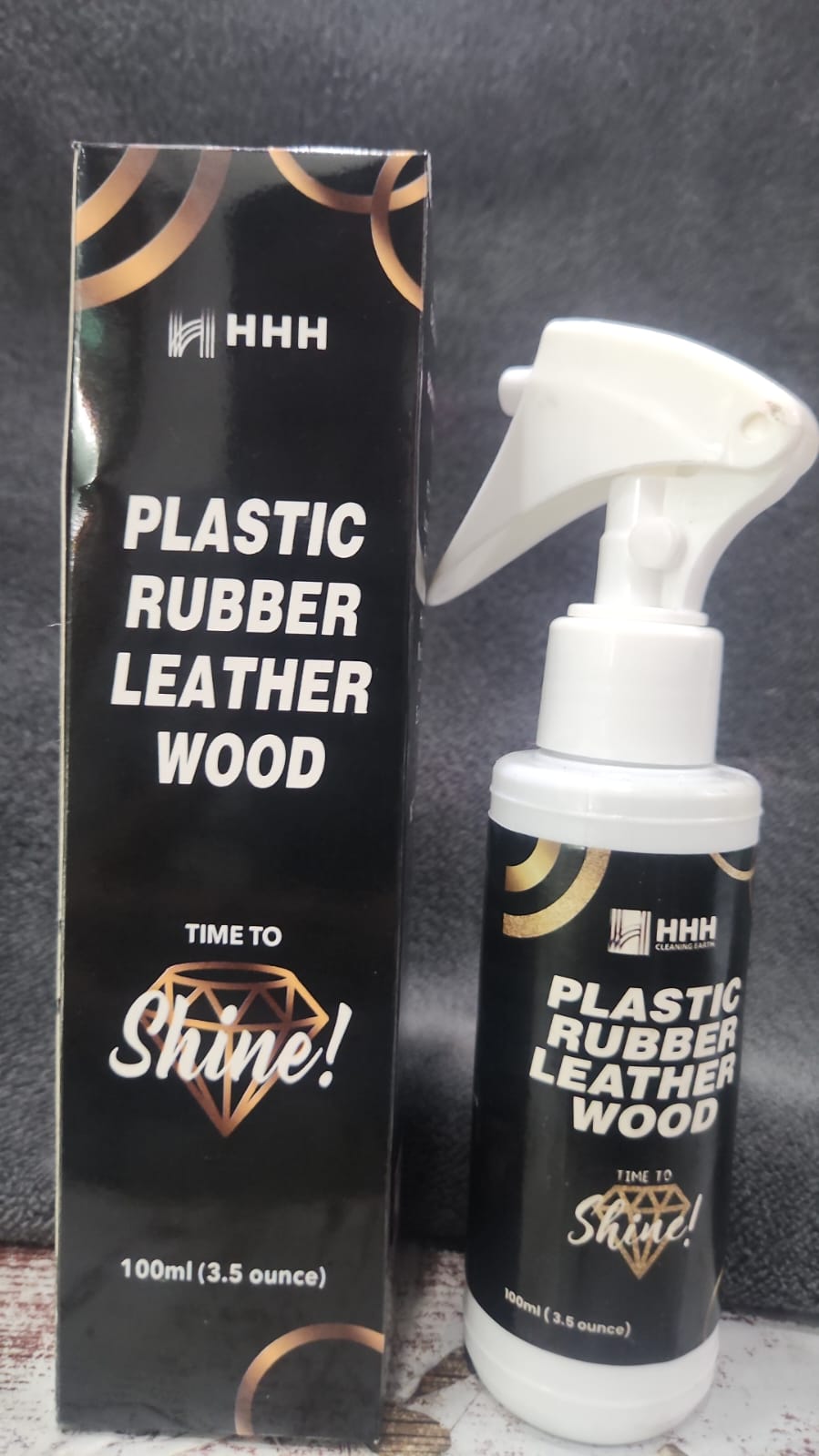 Multipurpose shinner spray Used On Leather/rubber/plastic/wood (100ml box pack)