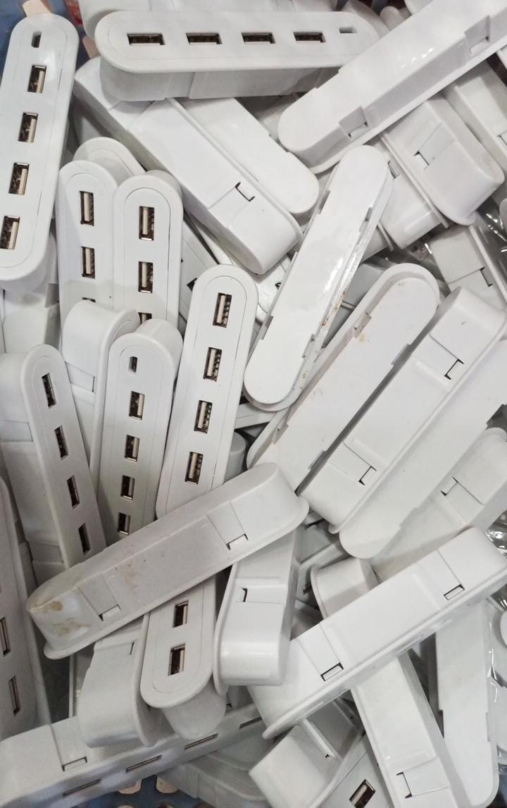 4in1 Hub Is Usb For Pen Drive, Mouse, Keyboards, Camera, Mobile, Tablet,