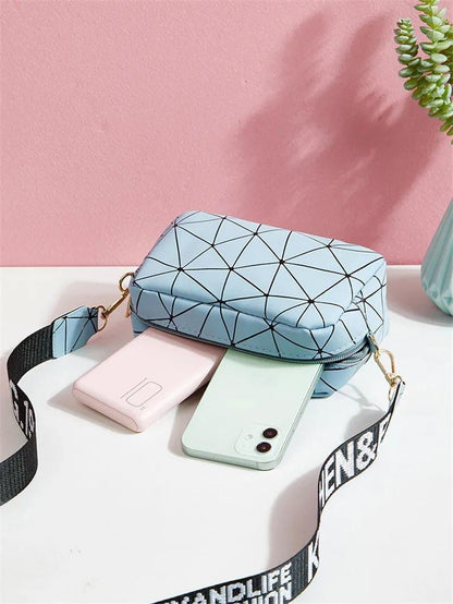 ( 1 Piece ) Girl's Crossbody Bag - Multipurpose, Mini, Convertible PU