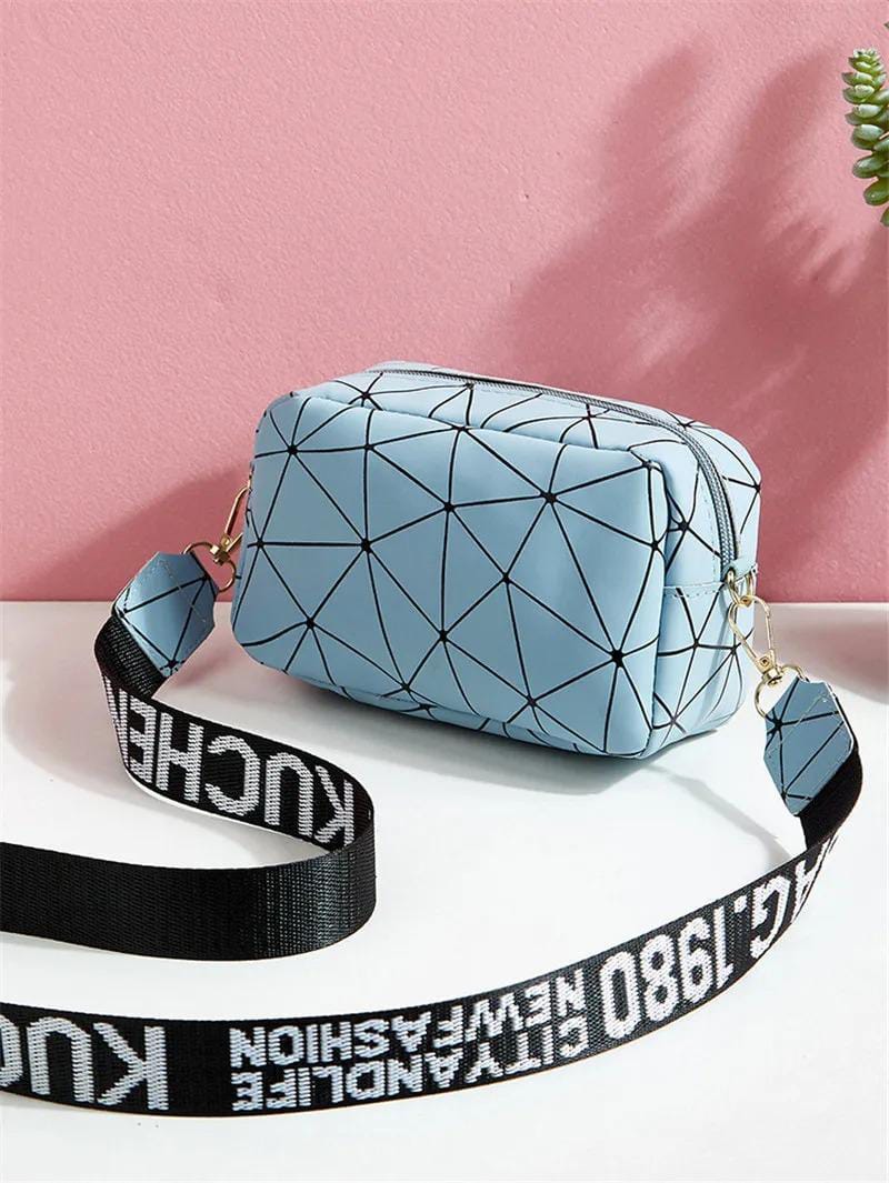( 1 Piece ) Girl's Crossbody Bag - Multipurpose, Mini, Convertible PU