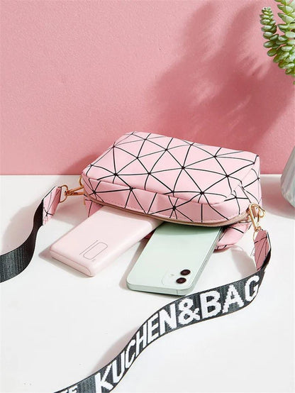 ( 1 Piece ) Girl's Crossbody Bag - Multipurpose, Mini, Convertible PU