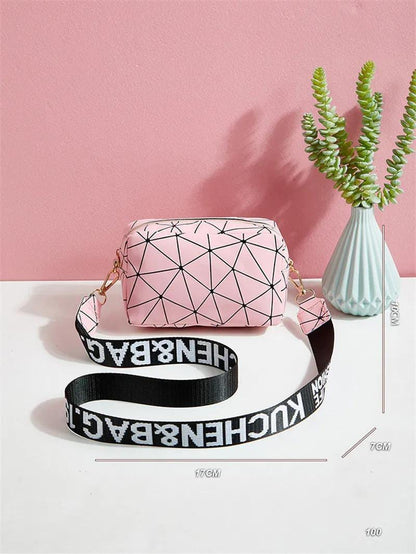 ( 1 Piece ) Girl's Crossbody Bag - Multipurpose, Mini, Convertible PU