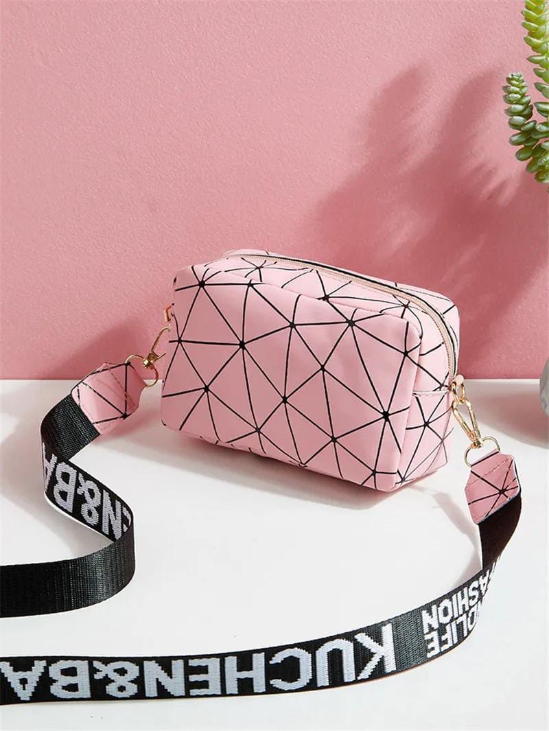( 1 Piece ) Girl's Crossbody Bag - Multipurpose, Mini, Convertible PU