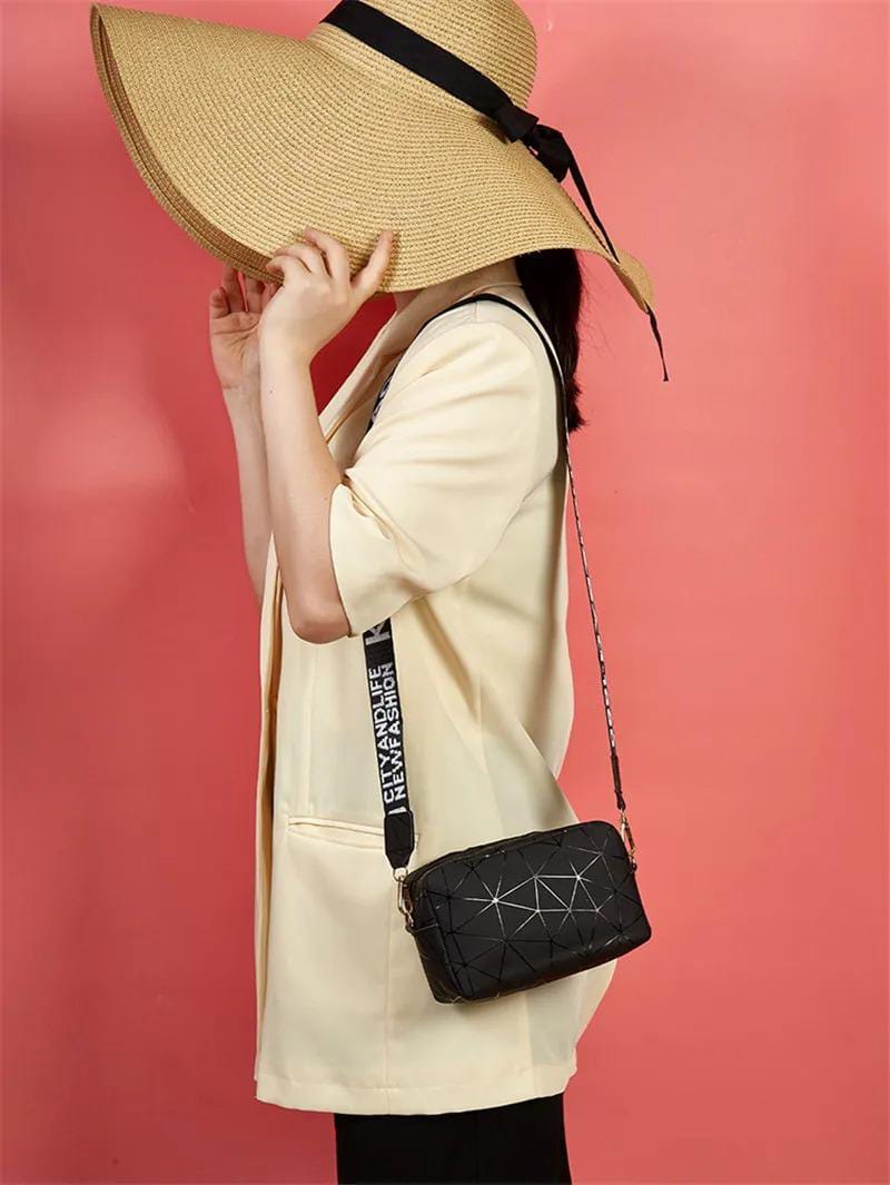 ( 1 Piece ) Girl's Crossbody Bag - Multipurpose, Mini, Convertible PU