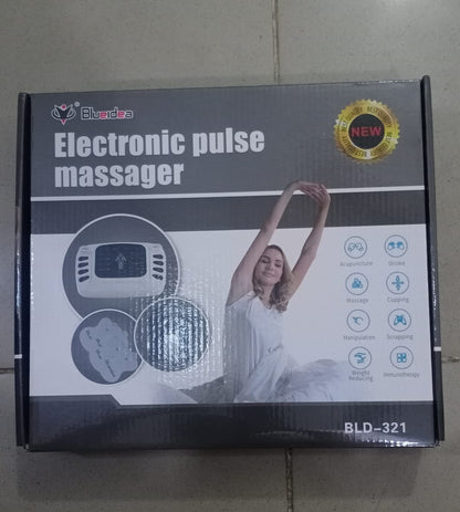 Electronic Pulse Massager Therapy Machine Full Body Pain Relief Device with