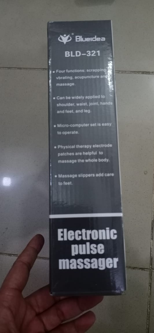 Electronic Pulse Massager Therapy Machine Full Body Pain Relief Device with
