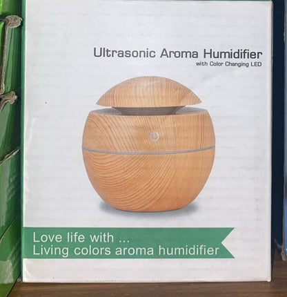 Essential Oil Diffuser Aroma Air wood Humidifier with Colorful Change mist maker