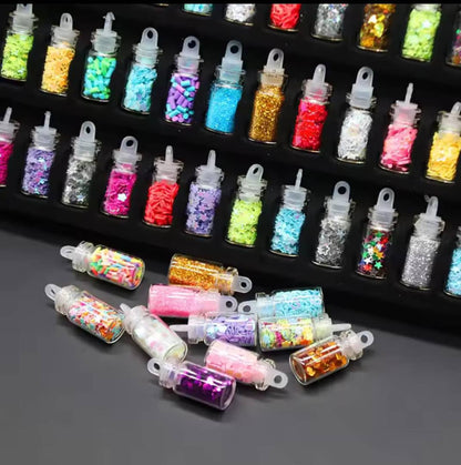 DIY Starry Nail Art Kit, Nail Decals, Glitter Jar Art kit Features