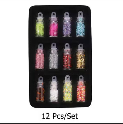 DIY Starry Nail Art Kit, Nail Decals, Glitter Jar Art kit Features