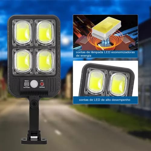 200w Solar Reflector Mini 100 Cob Street Post Wall Sensor | Motion