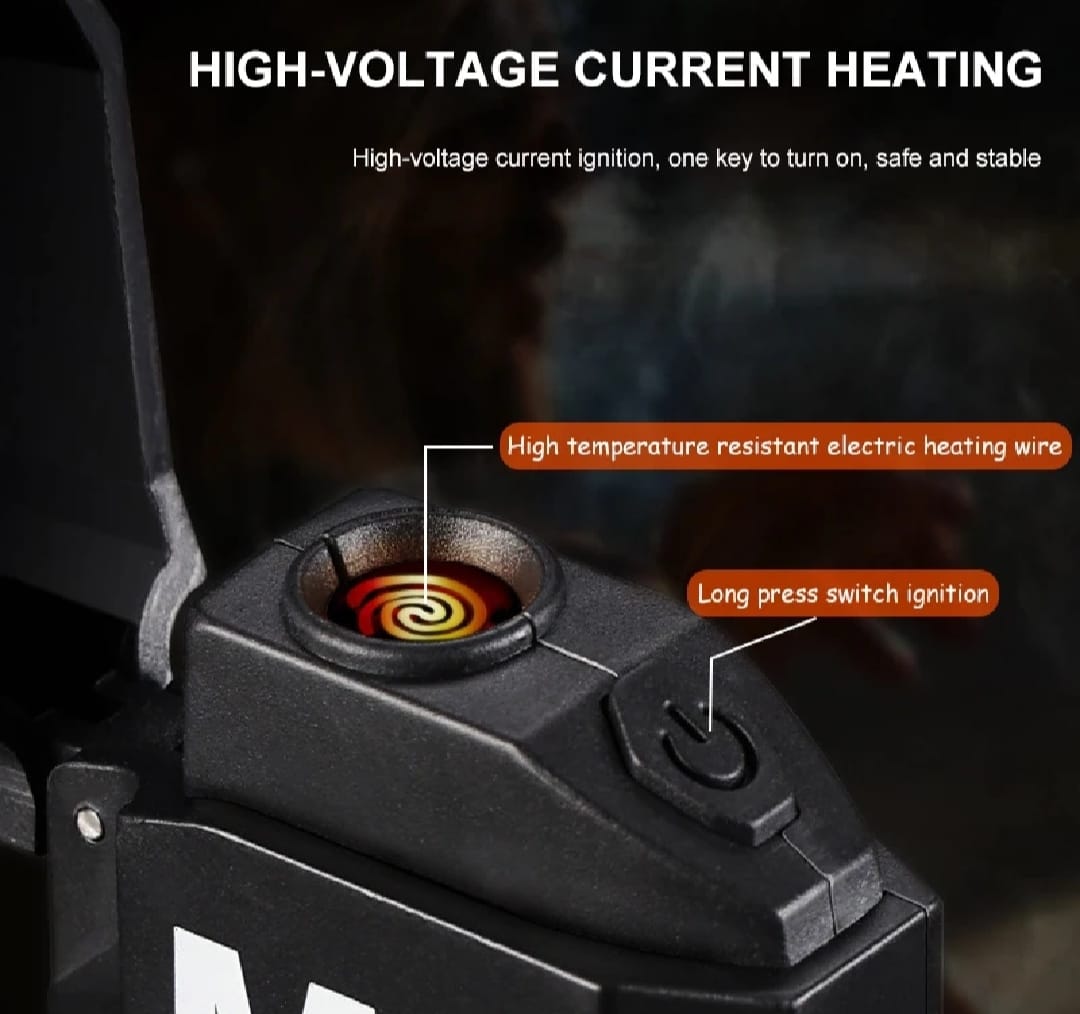 COB Led Flahlight With Lighters Dual Arc Pulse Flameless Lighter Type C