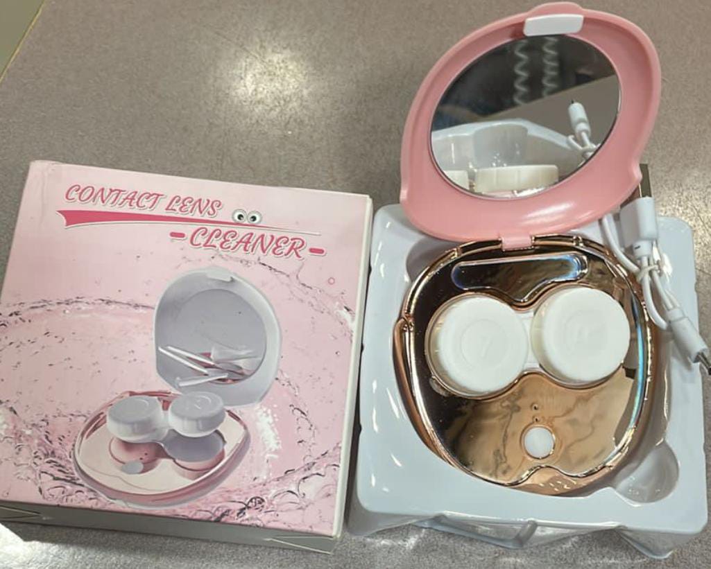 Contact Lens Cleaner Machine Portable USB Chargable Cleaning Tool Automatic Ultrasonic Lens