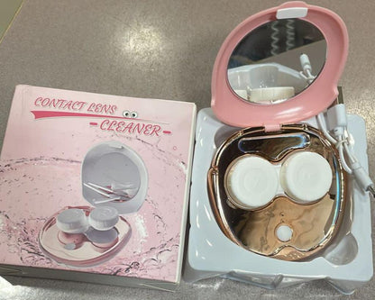 Contact Lens Cleaner Machine Portable USB Chargable Cleaning Tool Automatic Ultrasonic Lens