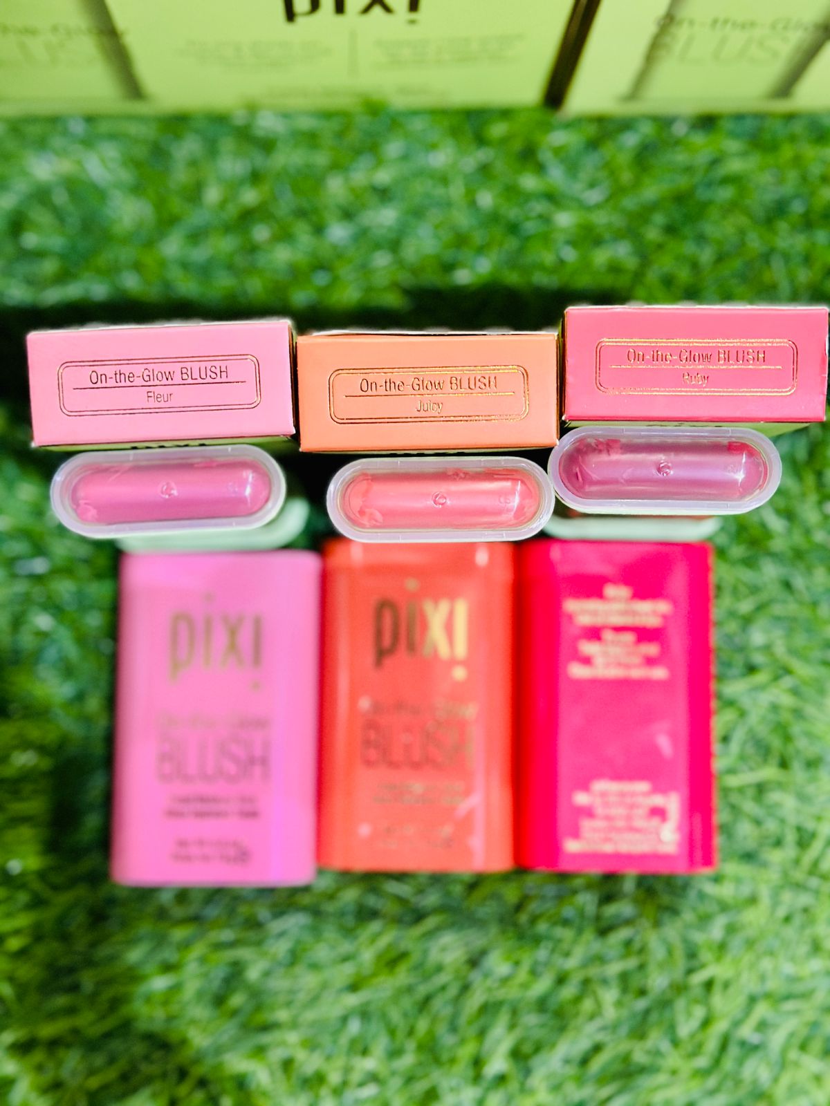 (Pack of 3) On-the-Glow BLUSH STICK (Ruby + Juicy + Fleur)