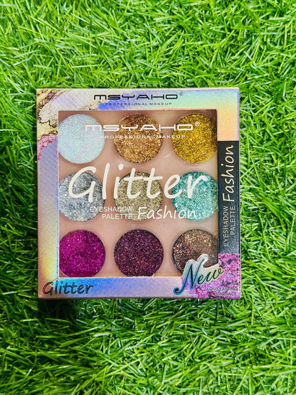 Glitter Butter Sparkle Eyeshadow Palette 9 in 1 Kit for Eye Makeup