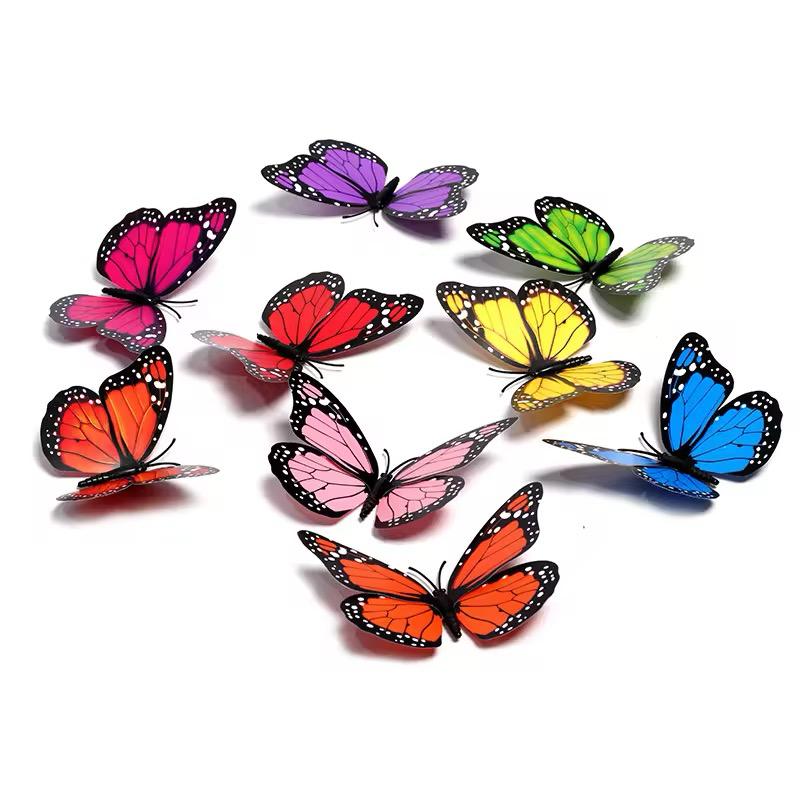 Pack of 12 3D Simulation Butterfly Fridge Magnet Decoration Craft buterfly