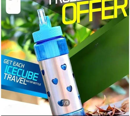 Water Bottle for Travelling 600ml / Water Bottle with Ice Pack with