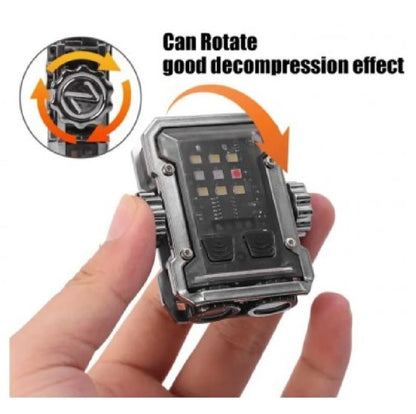 Magnetic Mini EDC Flashlight 1000 Lumens Keychain Flashlights 8 Modes Pocket Flash