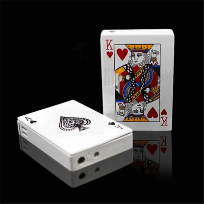 Refillable Fancy Poker Lighter Creative Poker Cool Lighters Refillable Best Gift For