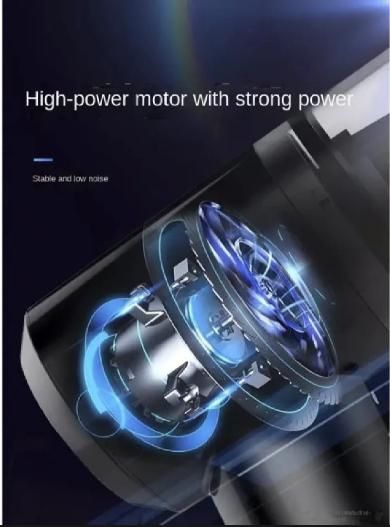 Powerful 3-in-1 Cordless Handheld Vacuum Cleaner with LED Light - Wet &amp;