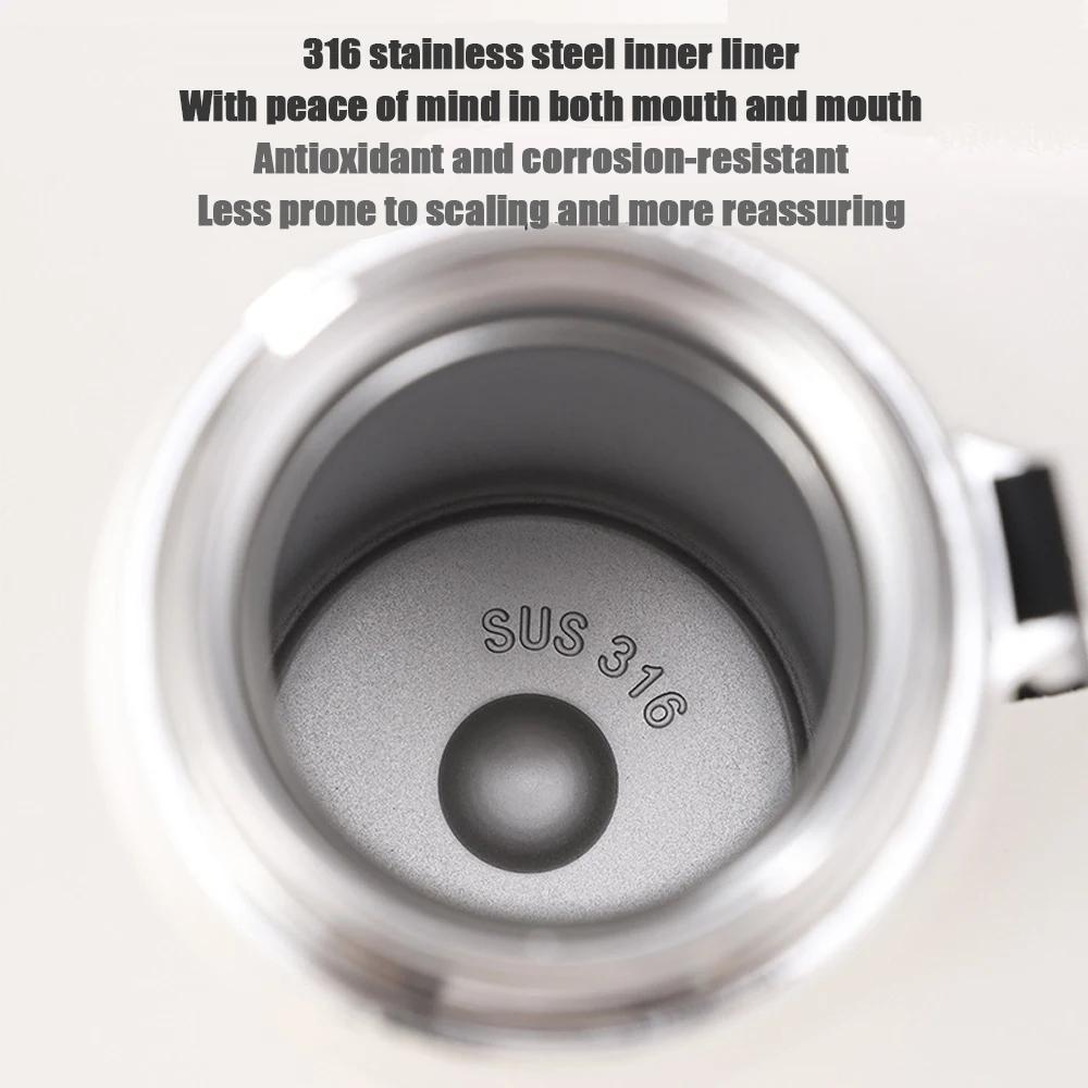 Stainless Steel Water Bottle with Digital Temperature Vacuum Insulated Water Bottle, Large