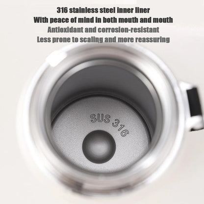 Stainless Steel Water Bottle with Digital Temperature Vacuum Insulated Water Bottle, Large