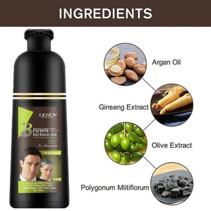 Original Lichen Hair Color Shampoo for Men, Women 200ml