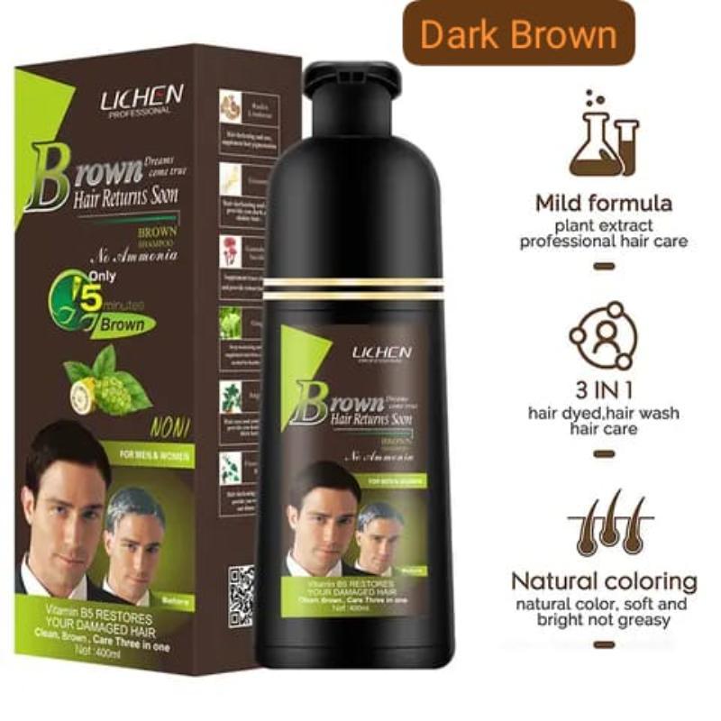 Original Lichen Hair Color Shampoo for Men, Women 200ml