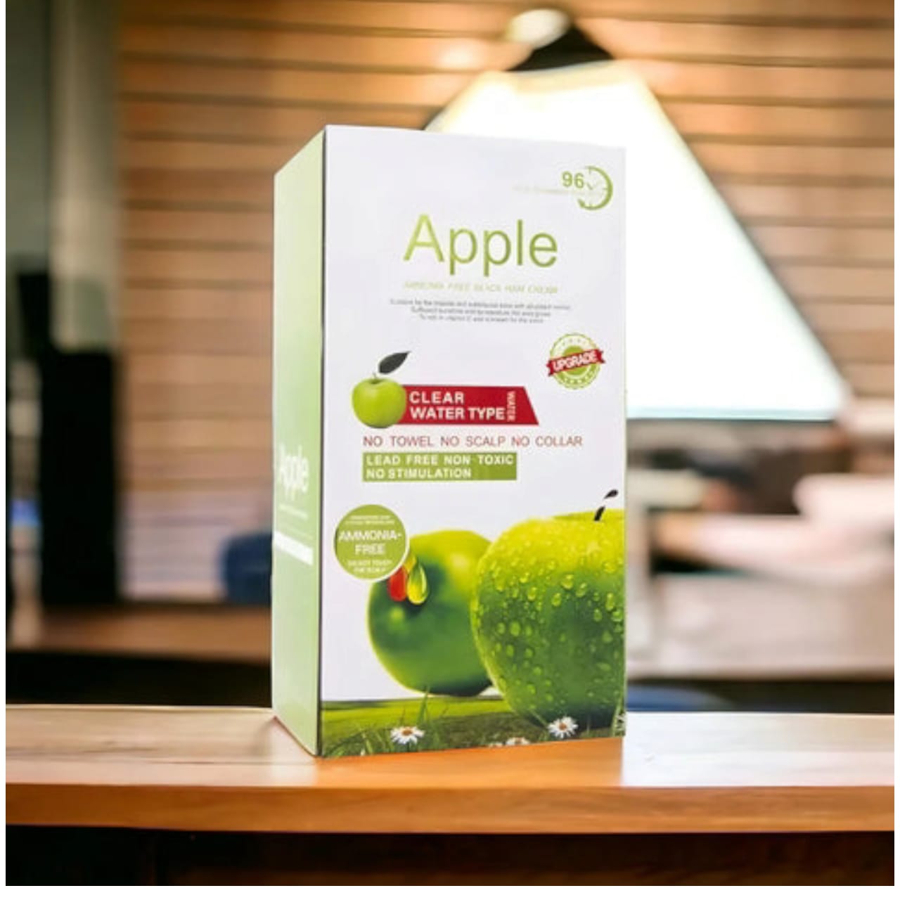 Apple Ammonia-Free Black Hair Cream, Organic Black Hair Dye- Natural Black Hair