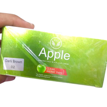 Apple Ammonia-Free Black Hair Cream, Organic Black Hair Dye- Natural Black Hair
