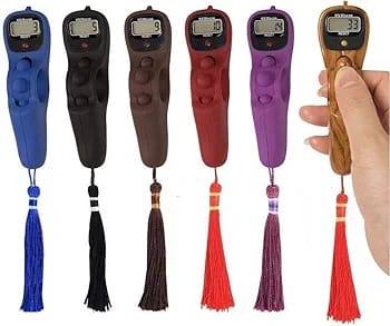 Finger Counter-Islamic Tasbih Bead Digital Finger Rotating Prayer Beads with Digital Counter