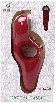 Finger Counter-Islamic Tasbih Bead Digital Finger Rotating Prayer Beads with Digital Counter