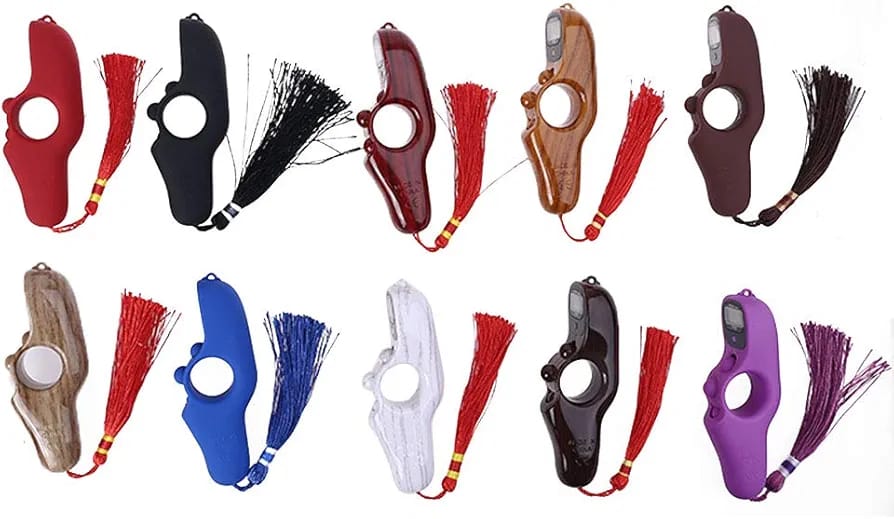 Finger Counter-Islamic Tasbih Bead Digital Finger Rotating Prayer Beads with Digital Counter