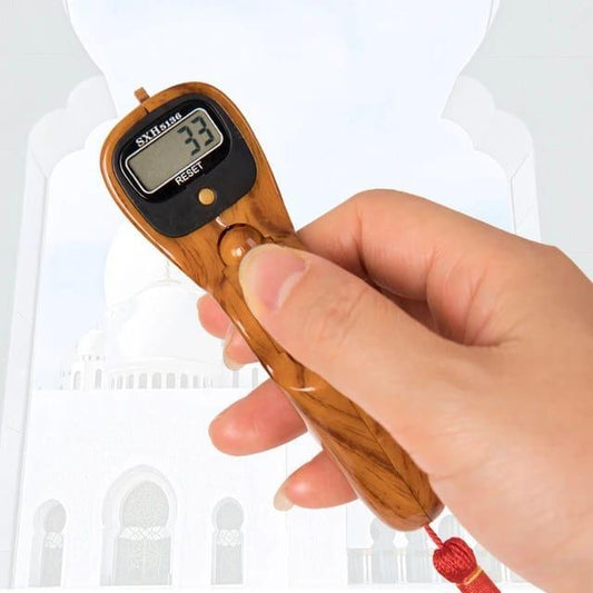 Finger Counter-Islamic Tasbih Bead Digital Finger Rotating Prayer Beads with Digital Counter