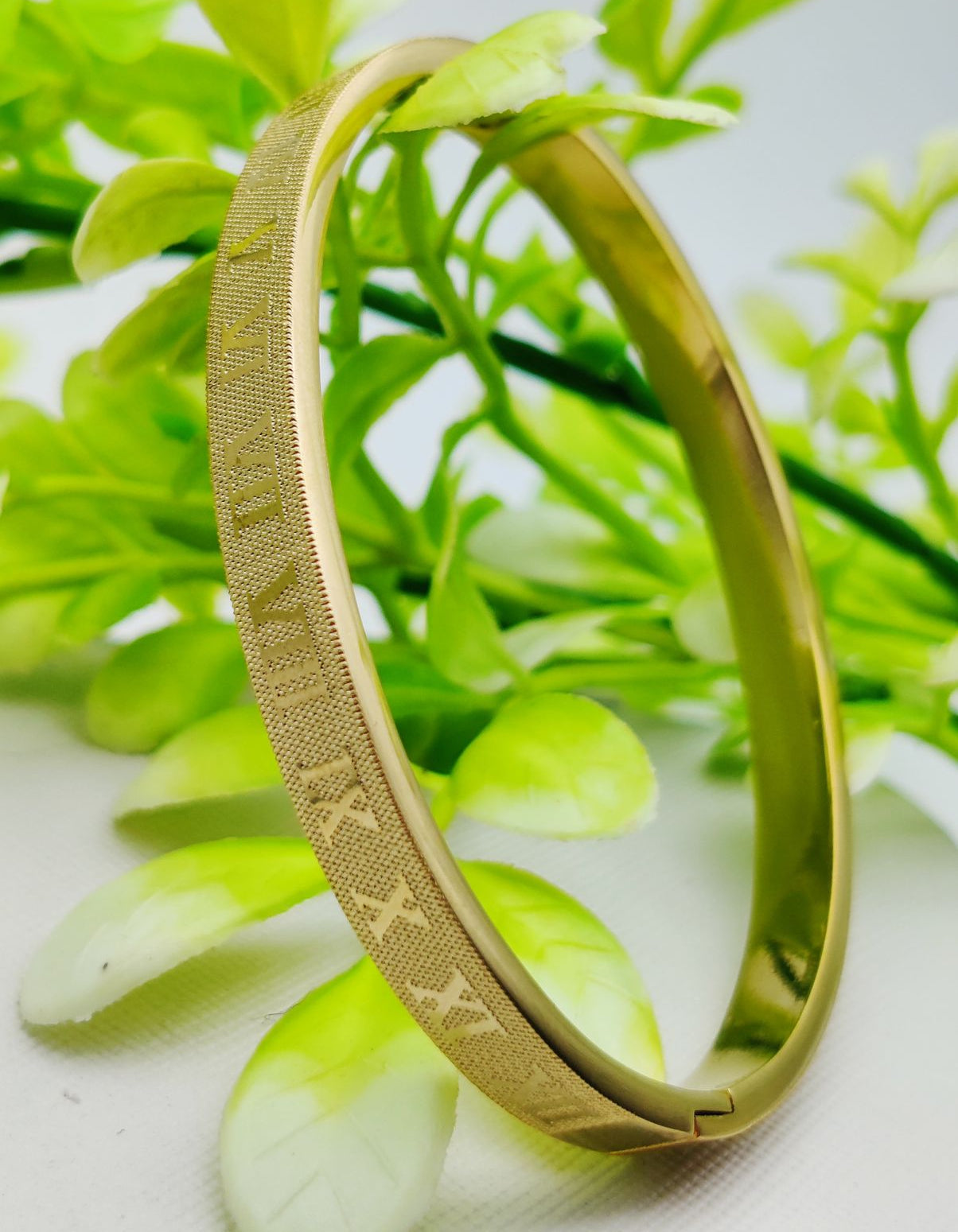 Adjustable Cartier-Inspired Roman Numeral Bracelet - Imported Luxury Gold Bracelet | Best