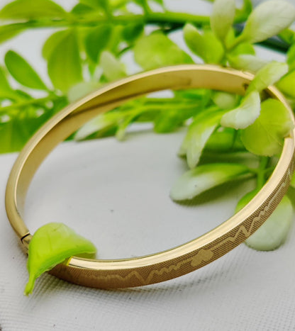 Adjustable Premium Heartbeat-Engraved Adjustable Cartier-Inspired Gold Bracelets | Best Quality Artificial Brac