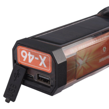 X-46 Multifunctional Flashlight Telescopic Zoom, Type-C Charging, Power Bank &amp; Multiple