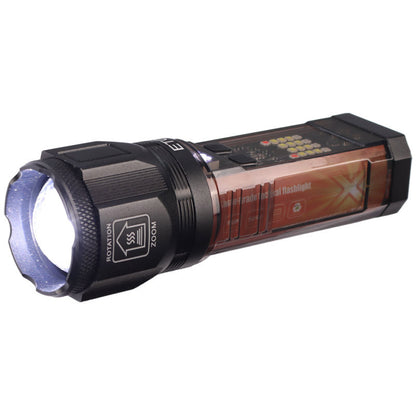 X-46 Multifunctional Flashlight Telescopic Zoom, Type-C Charging, Power Bank &amp; Multiple