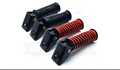 (2 pcs ) Fancy Spring Footrest Universal Lightweight and compact for CD