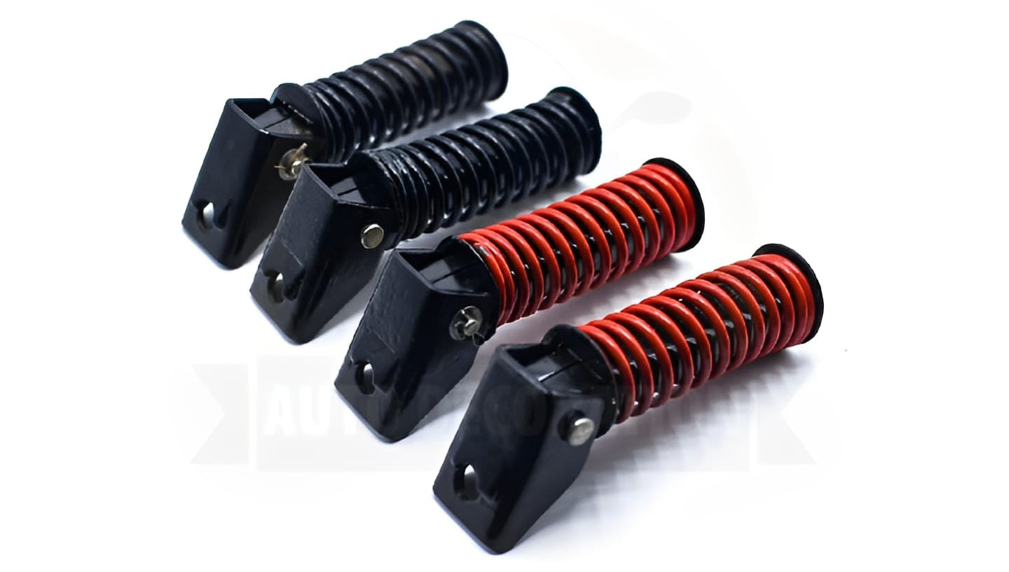 (2 pcs ) Fancy Spring Footrest Universal Lightweight and compact for CD