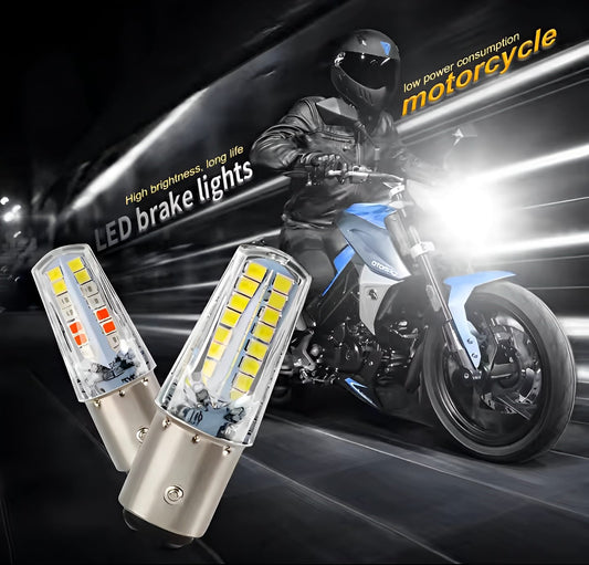 LED Backlight Bulb 6 Functions, 4 Colors - Perfect for Bikes, CD