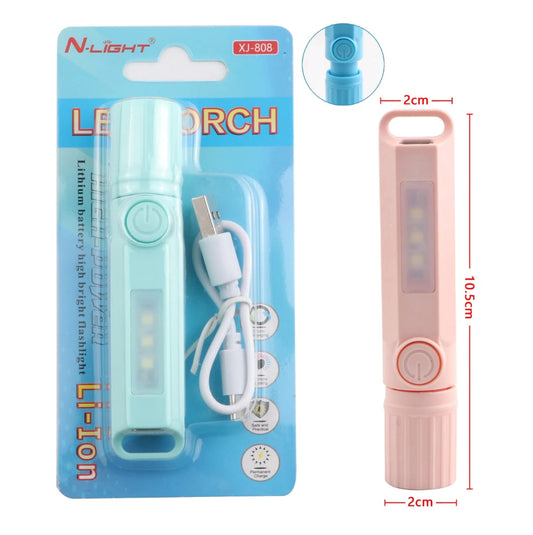 XJ-808 Multifunctional ABS LED Pocket Work Light New Design Portable USB Torch