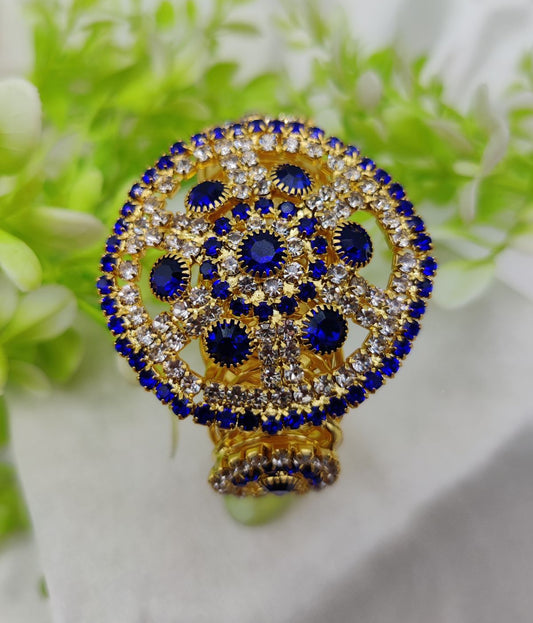 Imported Radiant Crystal Golden Wheel Bracelet Adjustable Bracelet Best Quality