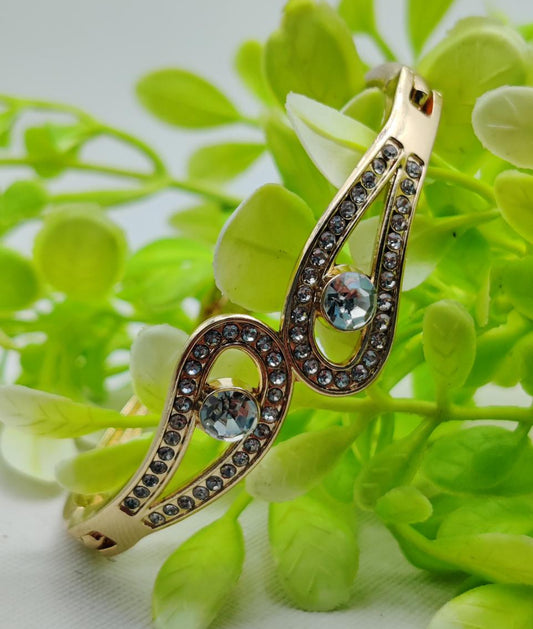 Imported Adjustable Infinity Charm Bracelet with Crystal Accents | Best Quality Artificial
