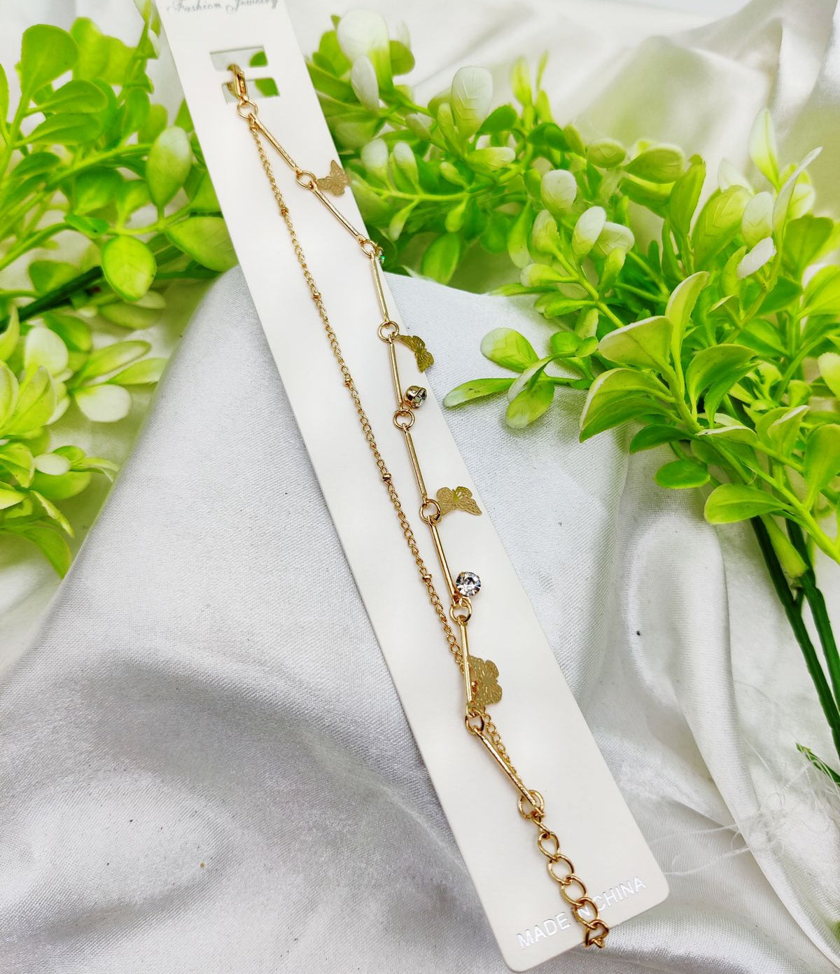 Imported Elegant Adjustable Butterfly Charm Bracelet - Imported Elegance | Best Quality