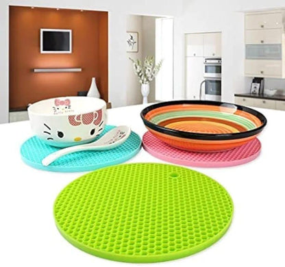 Multifunction Original Heat Resistant Silicone Mat Nonslip Pads Pot Holder Table Place