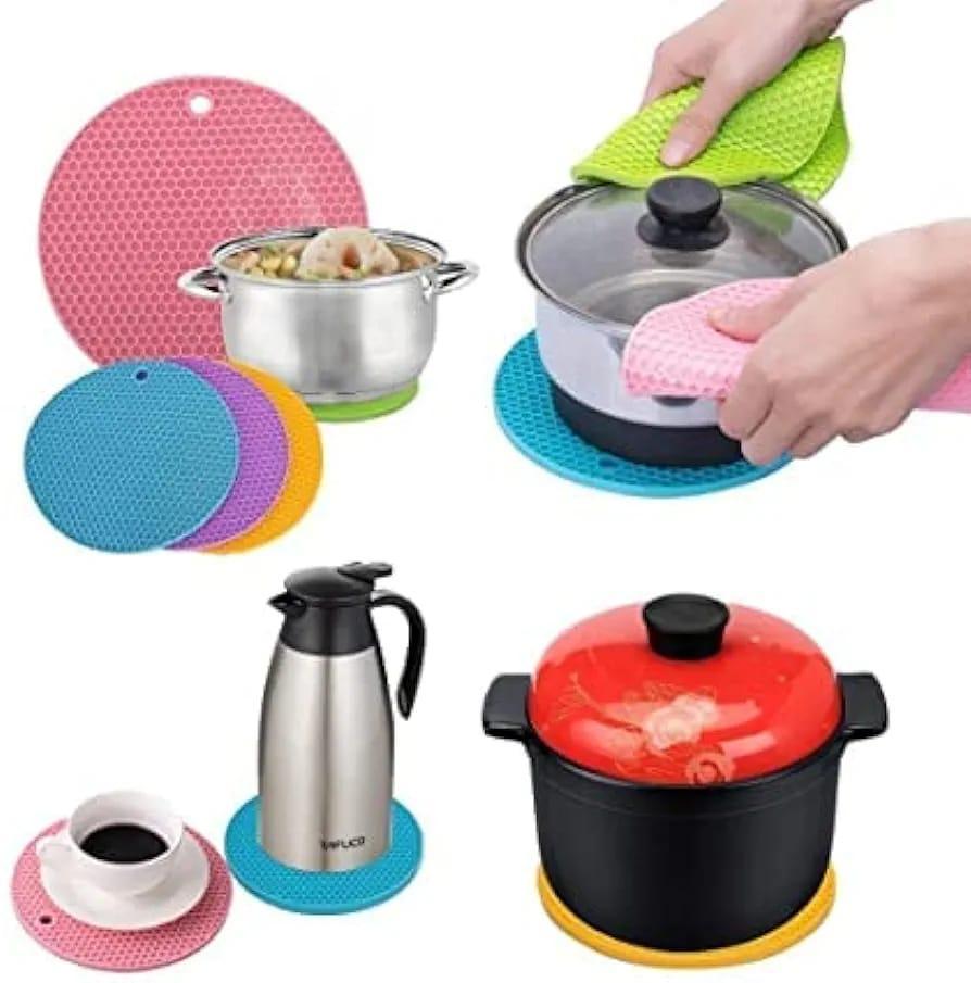 Multifunction Original Heat Resistant Silicone Mat Nonslip Pads Pot Holder Table Place