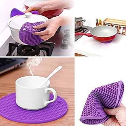 Multifunction Original Heat Resistant Silicone Mat Nonslip Pads Pot Holder Table Place