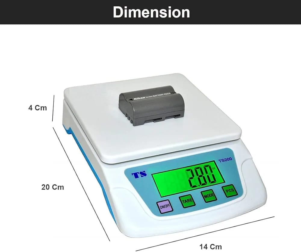 Ts-200 Kitchen Scale Digital Multi Purpose Kitchen Scale Weighing Scale, Upto 6