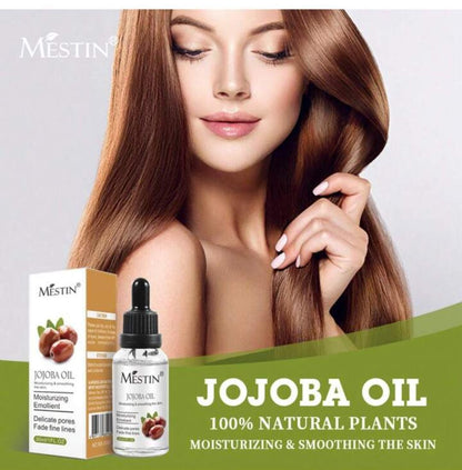 MESTIN Jojoba Oil 30ml - Moisturizing, Smoothing, Pore Refining &amp; Wrinkle Reduction 